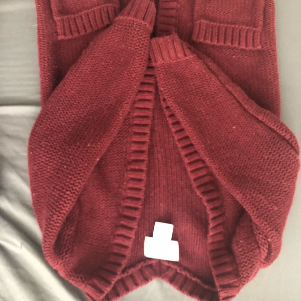 Toddler burgundy Old Navy Cardigan